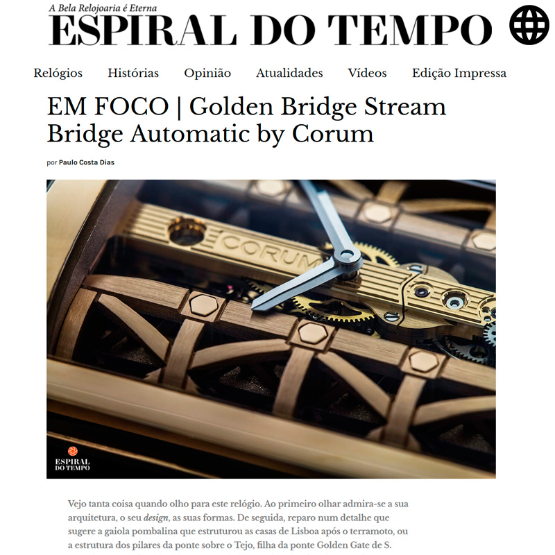 Watch : Golden Bridge, Stream ( Em Foco Golden Bridge Stream Bridge Automatic By Corum )