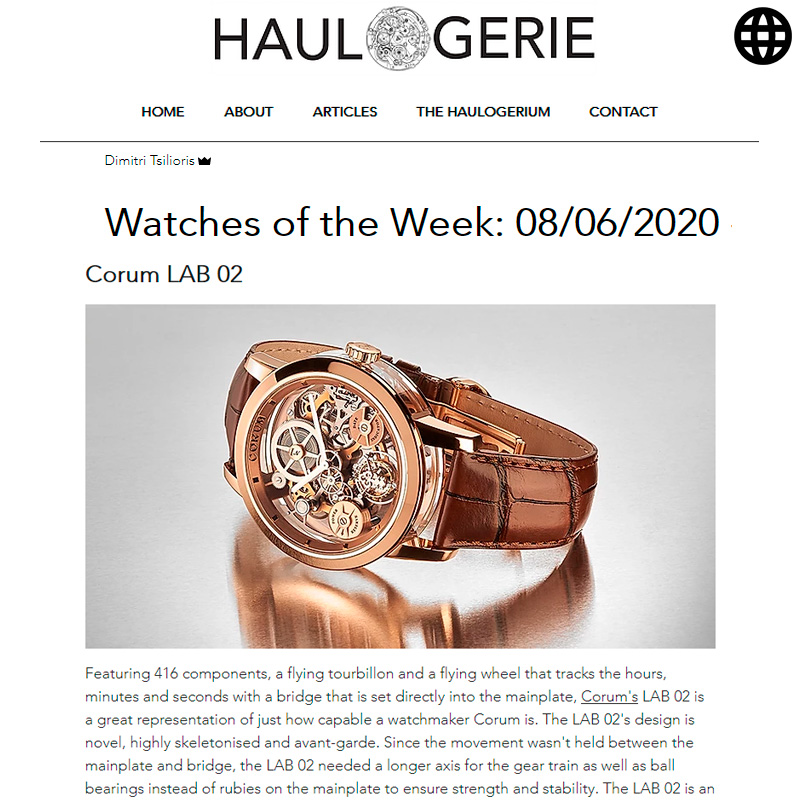 Watch : Lab, 02 ( Watches Of… )